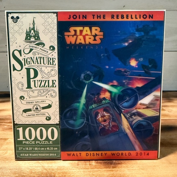 Disney Other - Disney Parks Signature Puzzle Star Wars Weekends 2014  LIMITED EDITION